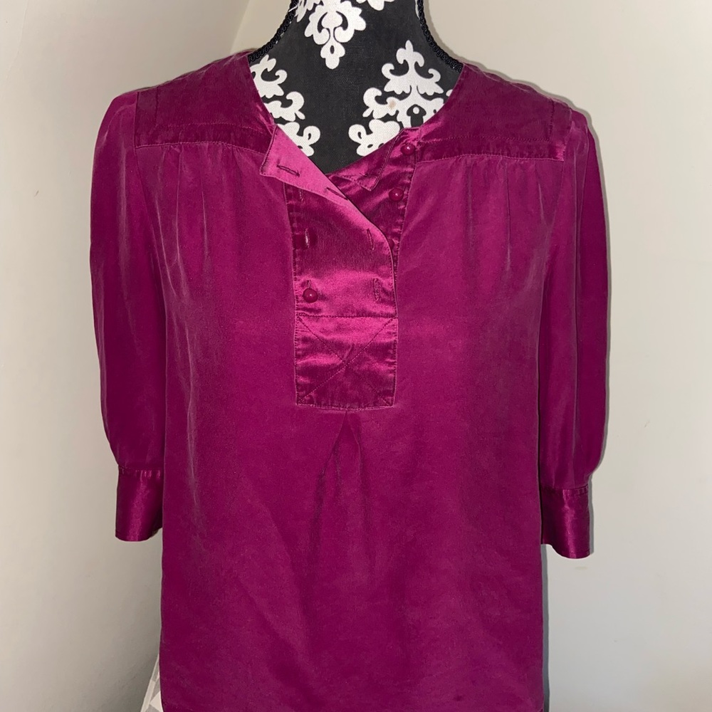 Banana Republic Women's Top in Rich Burgundy